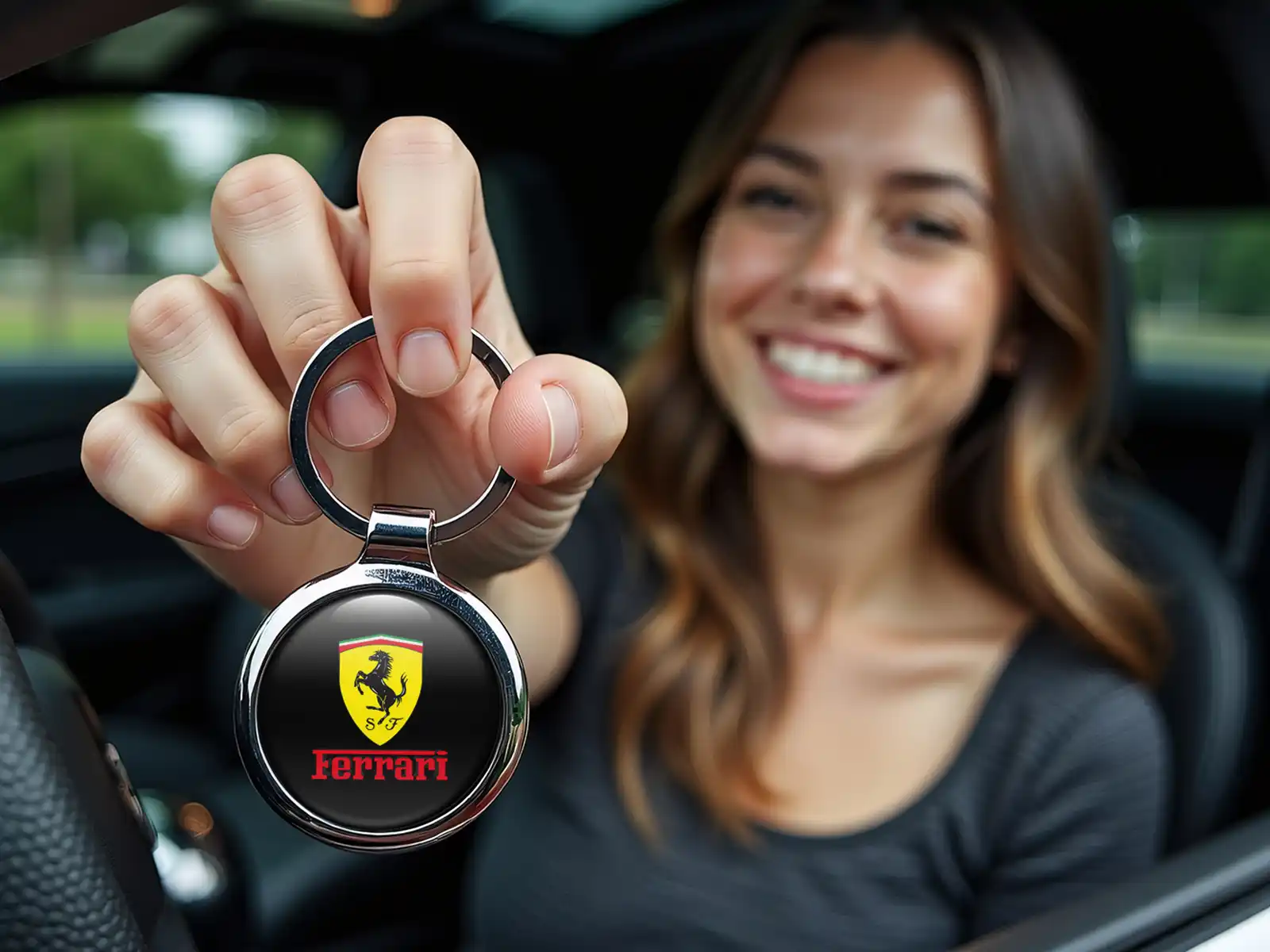 Ferrari Llavero Hombre Metal Robustо